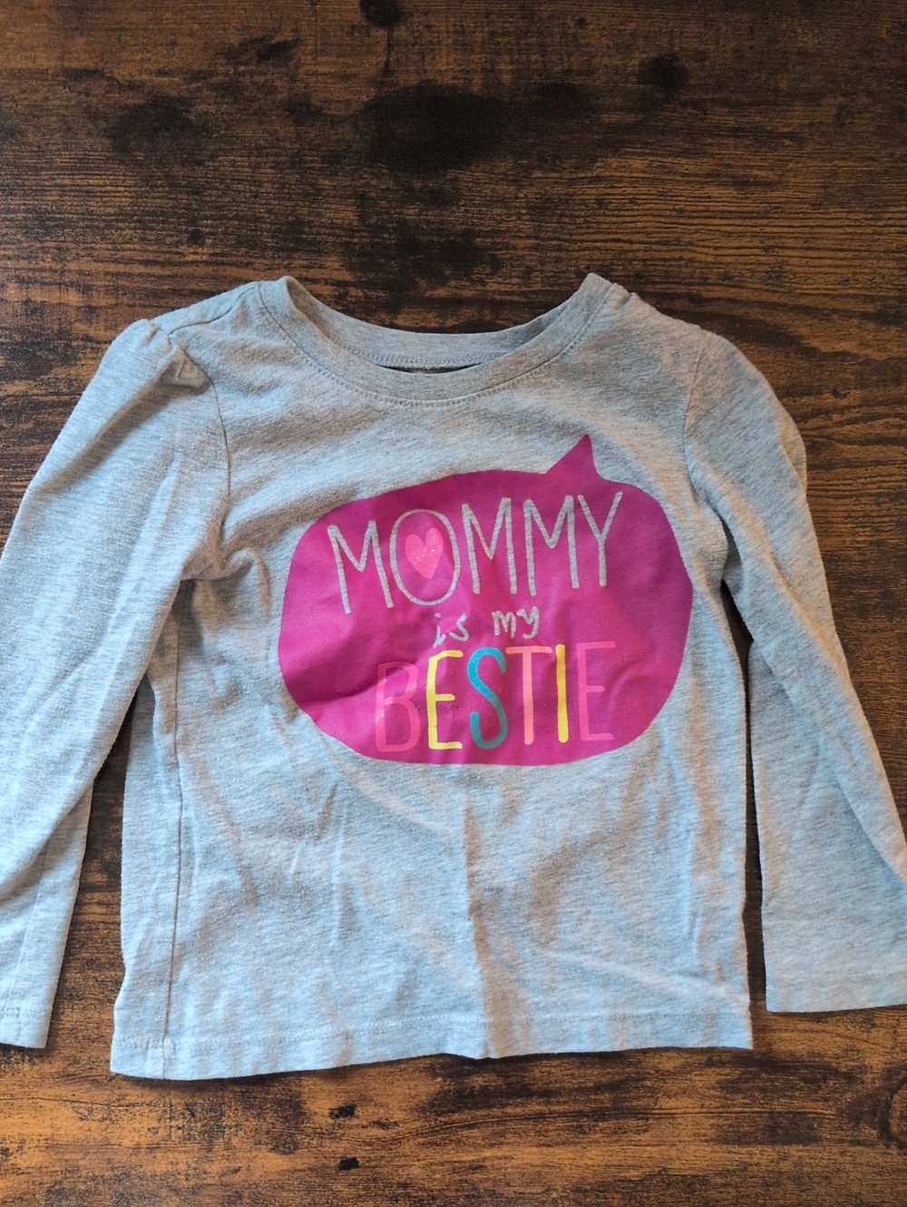 5/$25 1989 Place Gray Long-Sleeve Tee 3T